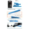 Yeah Racing Alu Einstell-Set (blau) für 1:10 und 1:8 Tourenwagen