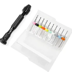 Yeah Racing Alu Handbohrer mit Stahlbohrern (1,1-2.0mm) 10 Teilig