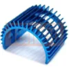Yeah Racing Alu Motor-Kühlkörper (blau) für 540 Motoren