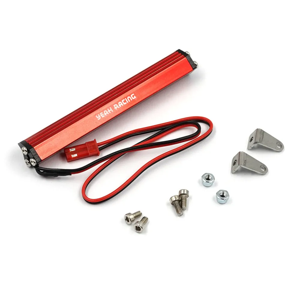 Yeah Racing Alu Super Bright LED Light Bar 85mm rot
