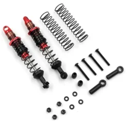 Yeah Racing Dämpfer Desert Cobra Dual Spring 90mm (2) rot für 1:10 Crawler
