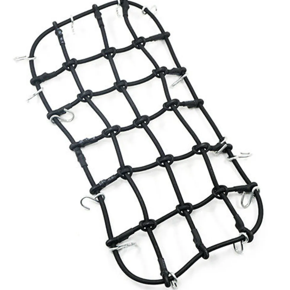 Yeah Racing Gepäcknetz mit Haken 200mm x 110mm Crawler Zubehör 1:10 schwarz