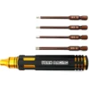 Yeah Racing 4 in1 Sechskant-Schrauberdreher 1.5/2.0/2.5/3.0mm Schwarz Gold