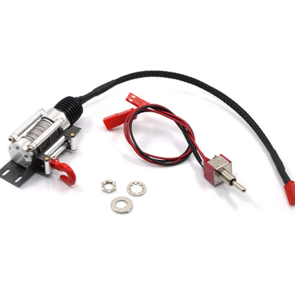 Yeah Racing 1/10 RC Rock Crawler HD Full Metal Steel Wired Winch