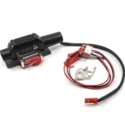 Yeah Racing 1/10 RC Rock Crawler HD Full Metal Steel Wired Winch Black
