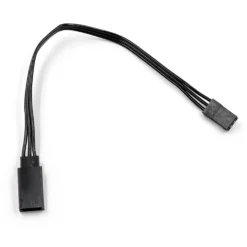 Yeah Racing Servo-Verlängerungskabel 150 mm schwarz (JR/Futaba Plug)
