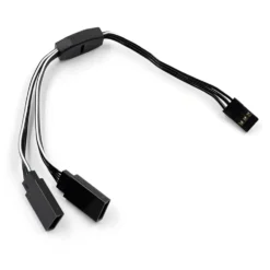 Yeah Racing Servo Y-Kabel schwarz 150 mm (JR/Futaba Plug)