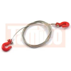 Yeah Racing Stahlseil mit Schwerlasthaken 90cm Crawler Zubehör 1:10