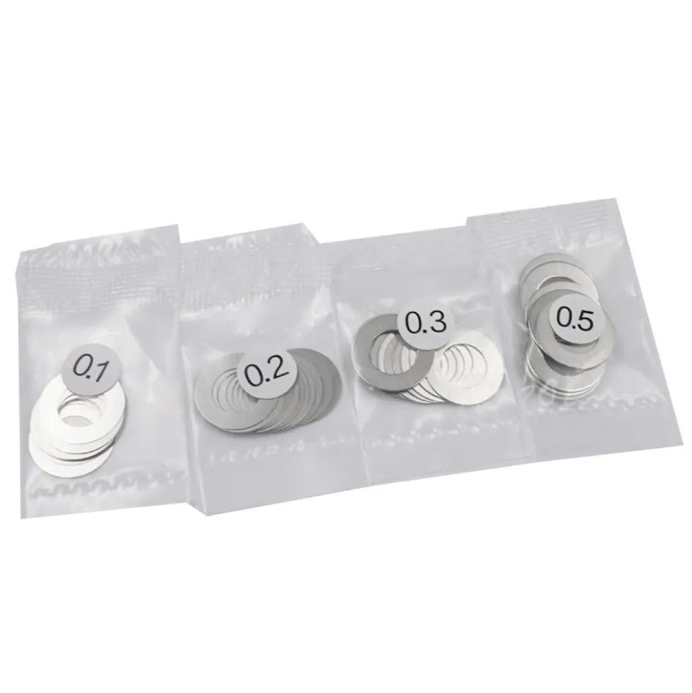 Yeah Racing Stainless Steel Spacer Set 8x14mm (0.1-0.5mm)