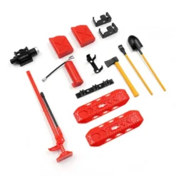 Yeah Racing Tool-Set 8-teilig rot Crawler Zubehör 1:18