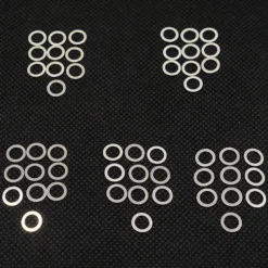 Yeah Racing 5x7mm Stahl Unterlegscheiben 0.1 0.15 0.2 0.25 0.3mm